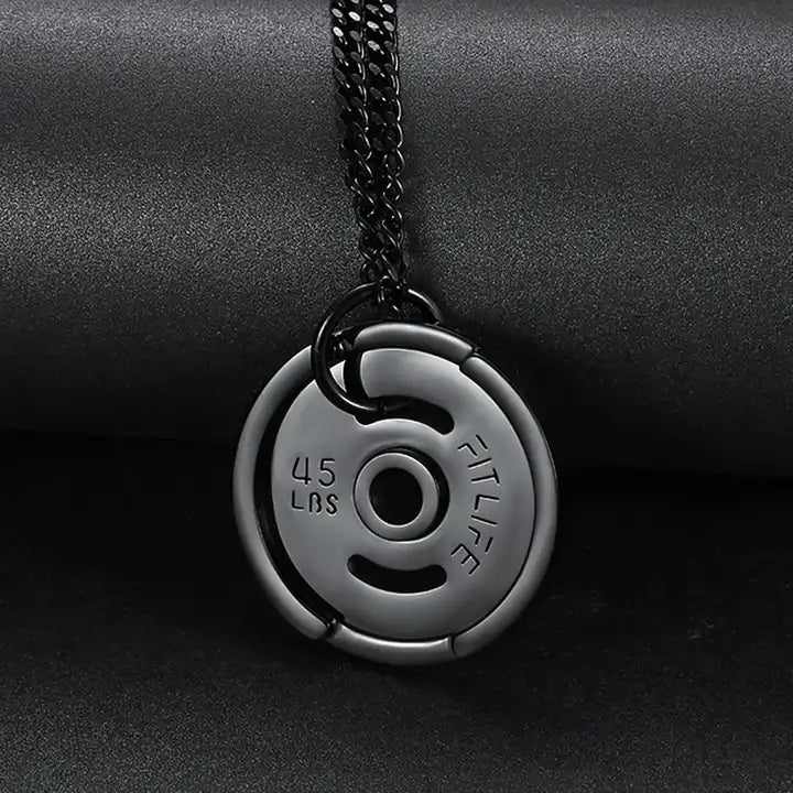 Strength Plate Necklace