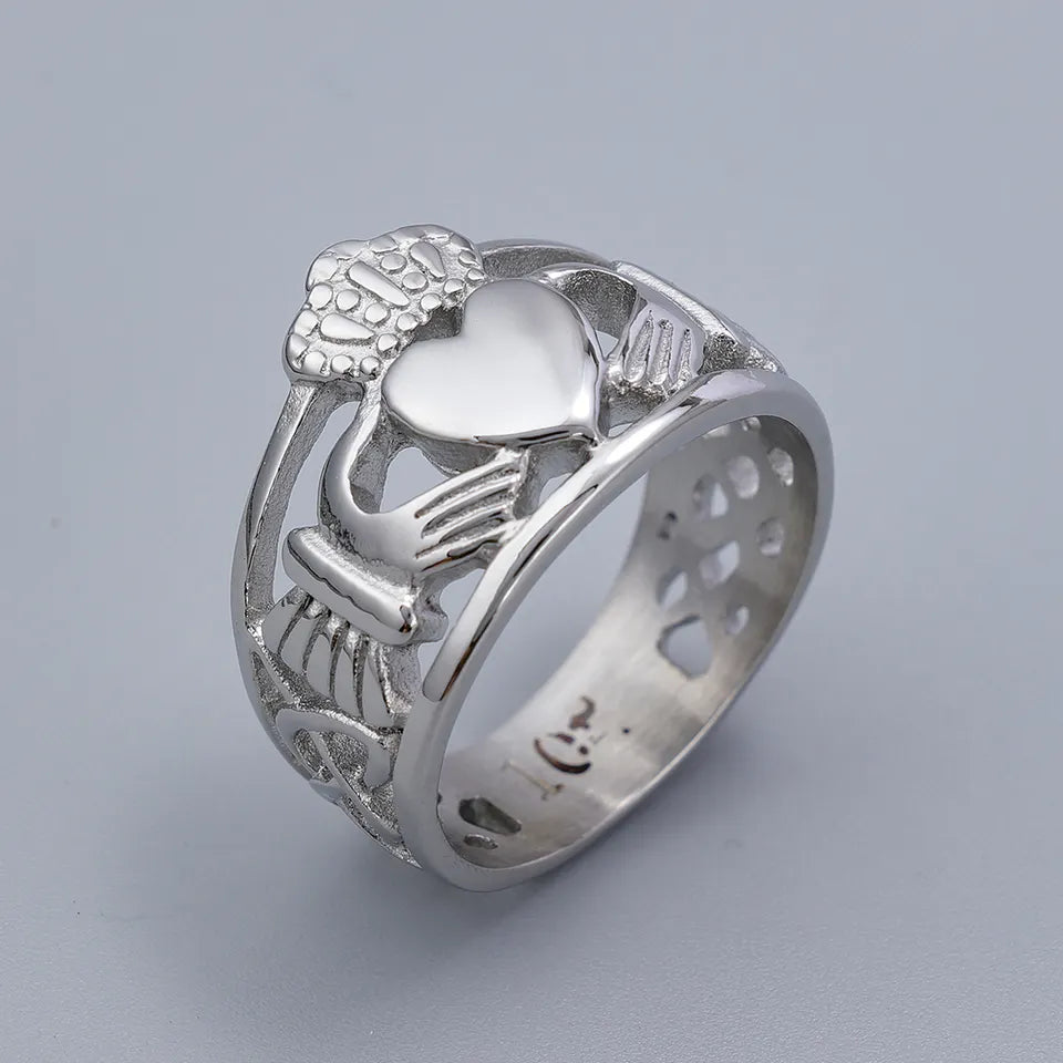 Irish Celtic Claddagh ring