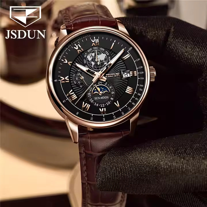Globe Motif Watch