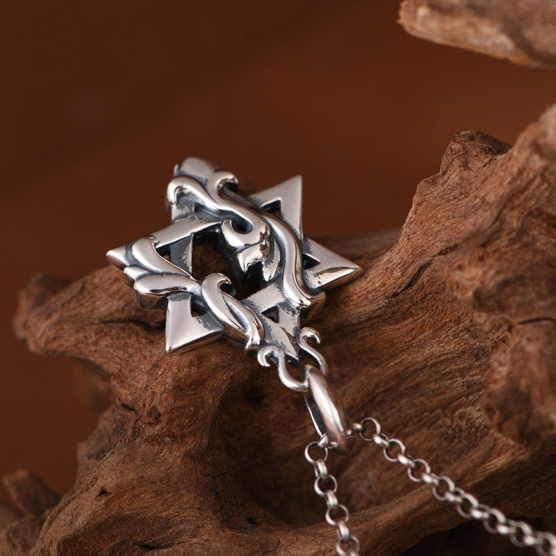 Hexagonal Star Necklace