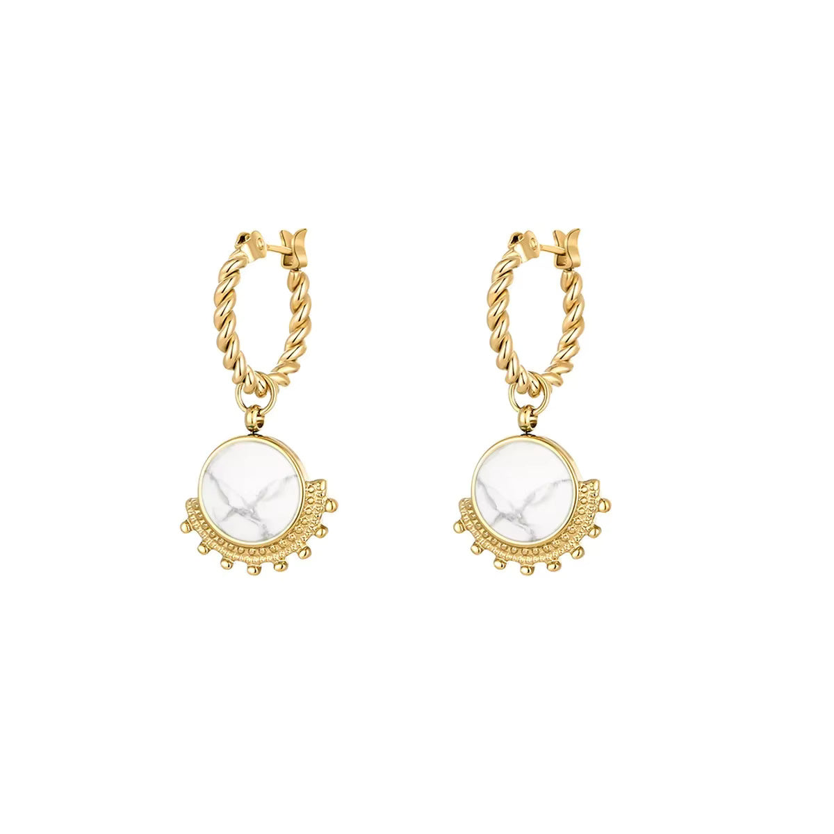 Geometric Drop Earrings