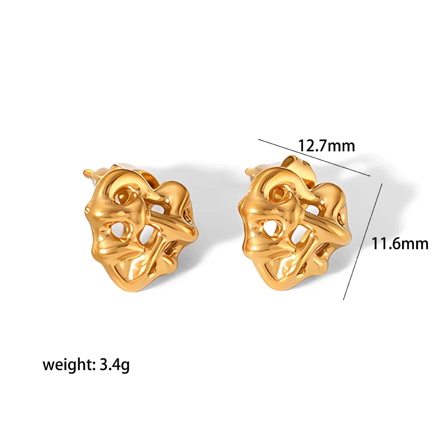 Heart Pendant Earrings