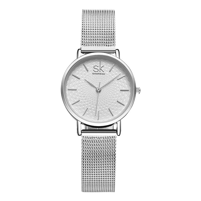 Sliver Stainless Steel Quartz Watch
