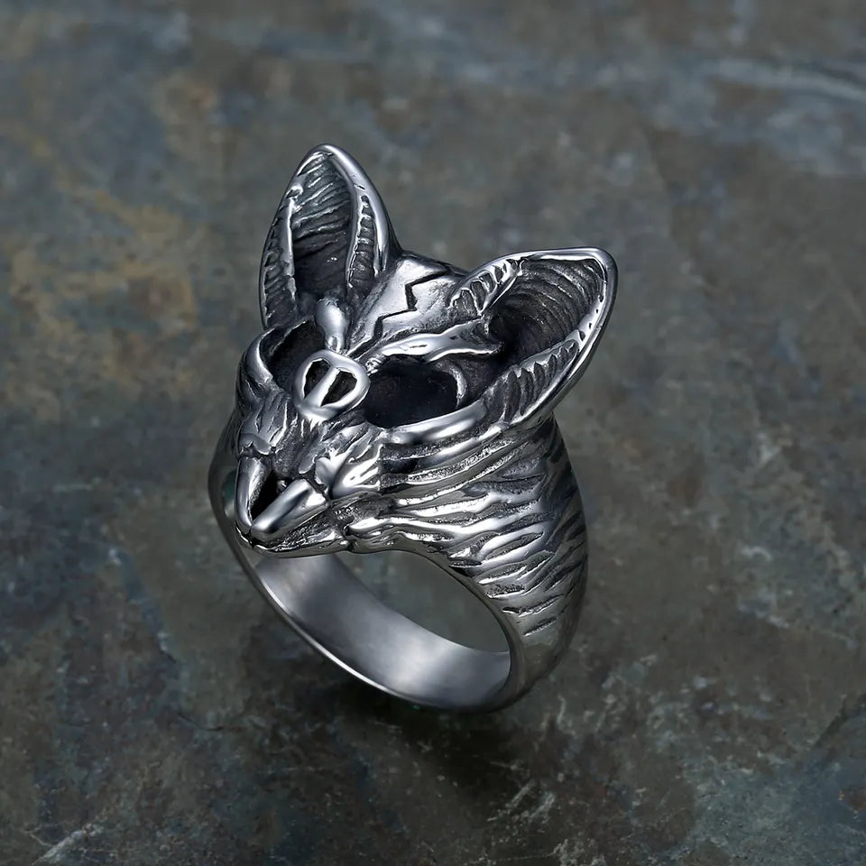 Vampire bat ring
