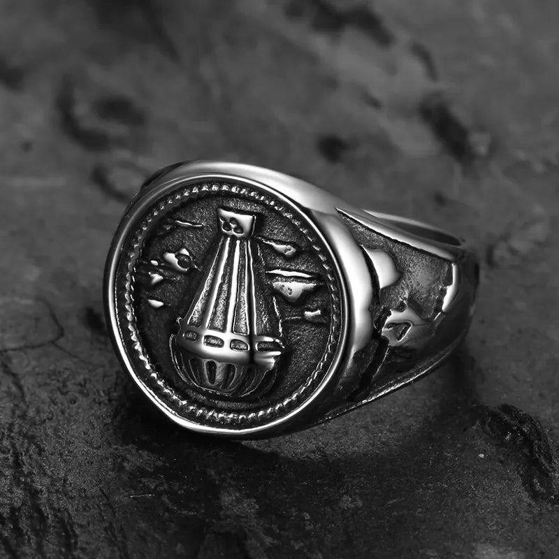 Lyre Emblem Ring