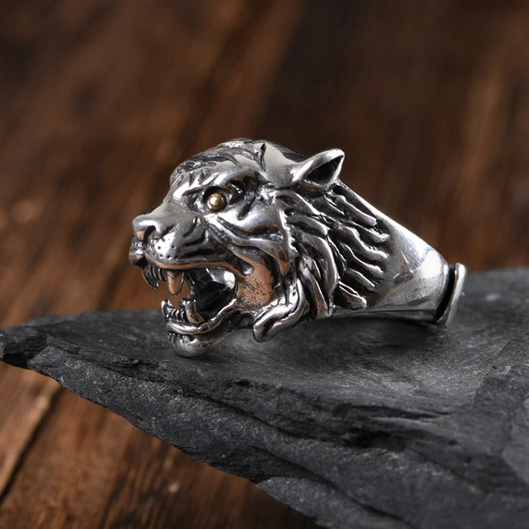 Retro Tiger Ring
