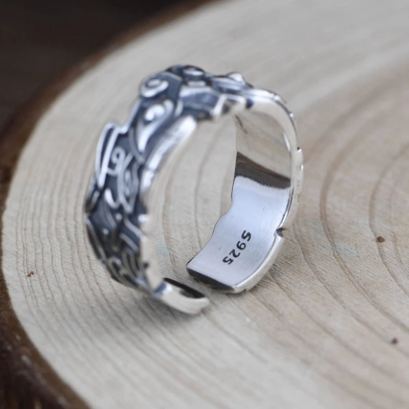 Silver Lion Ring
