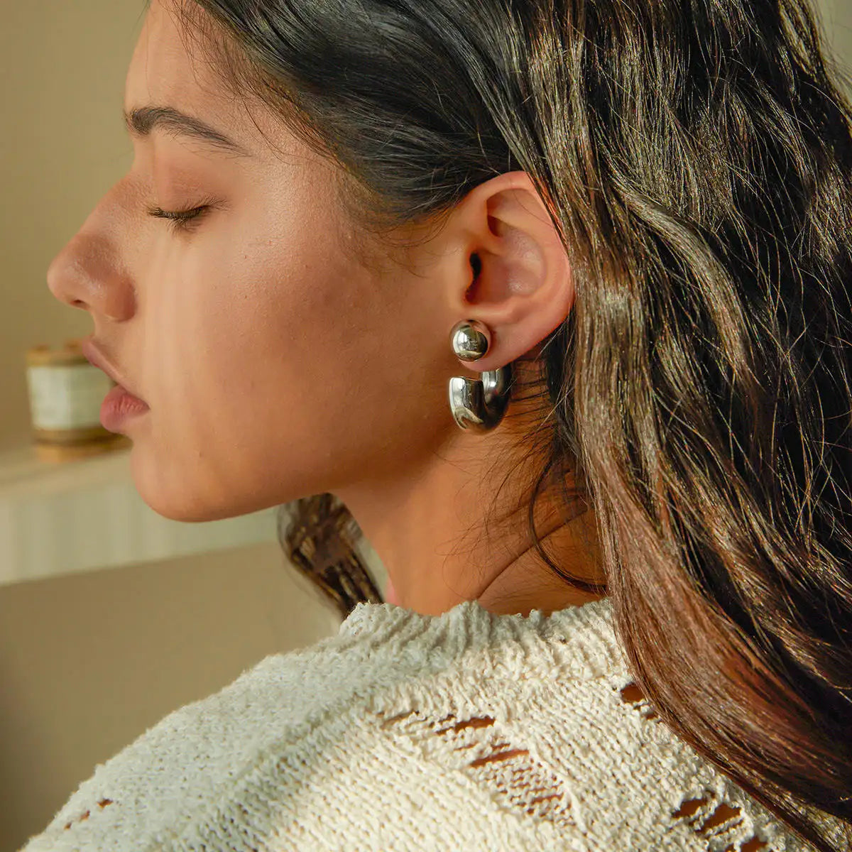 Gold Hoop Earrings