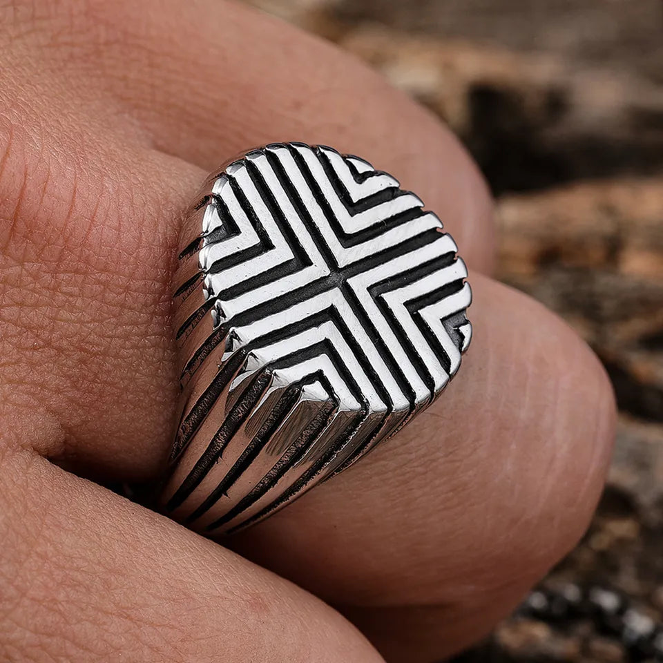 Men's Stripe Ring