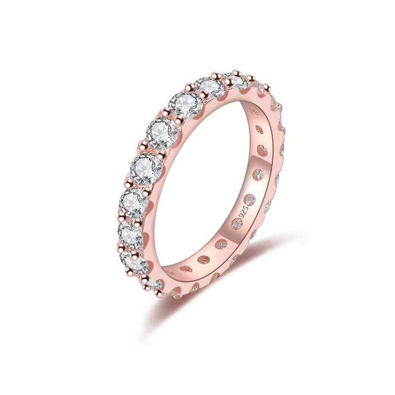 Moissanite Eternity Ring