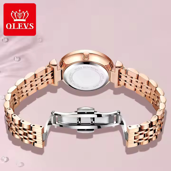 Rose Gold and Turquoise Watch