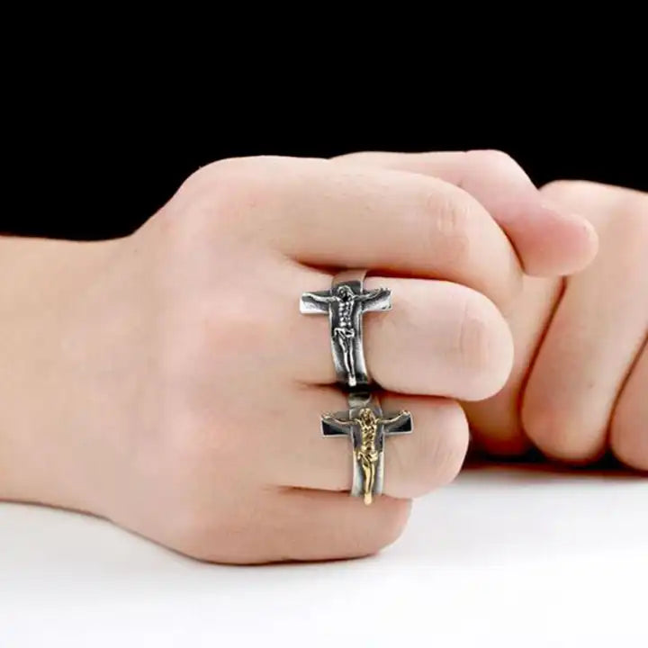 Men's Crucifix Ring
