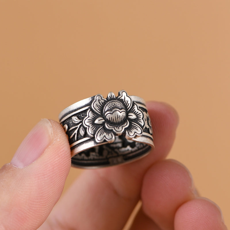 Peony Flower Ring