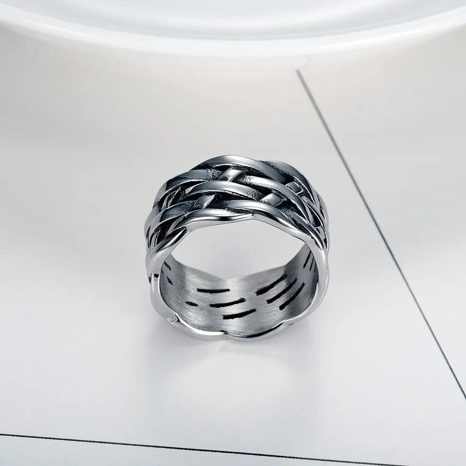 Silver Woven Band