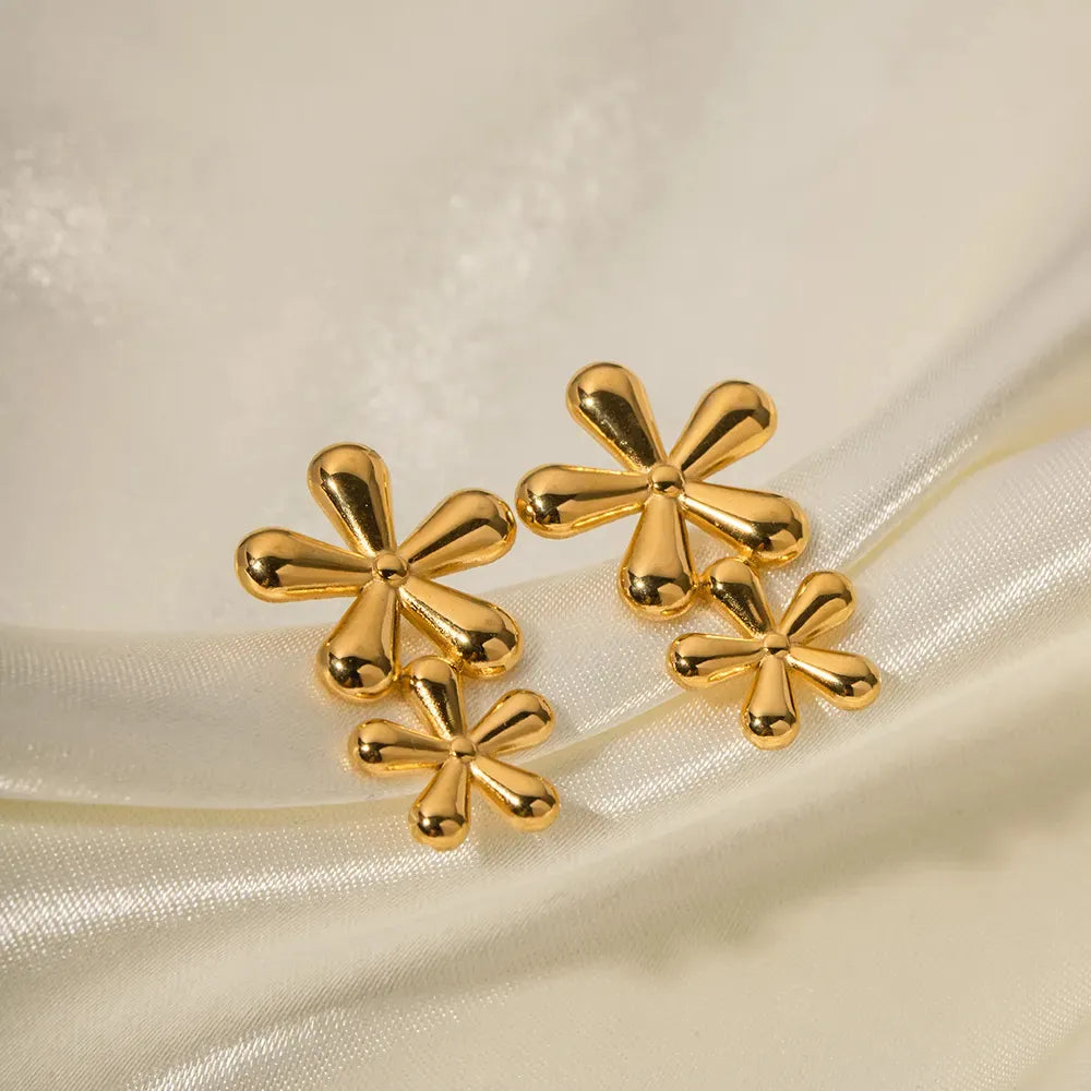 Golden Clover Earrings