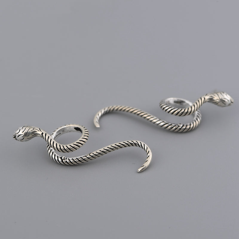 Snake Punk Stud Earrings
