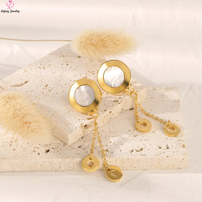 Zircon Charm Earrings