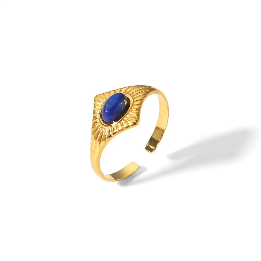 Gold Eye Ring