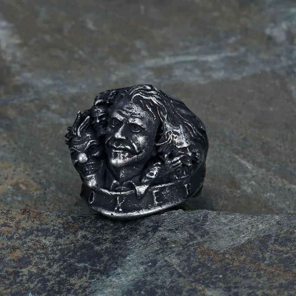 Joker Face Ring