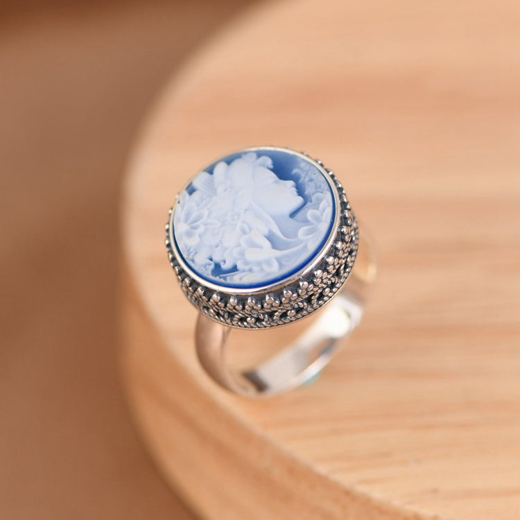 Goddess Head Ring