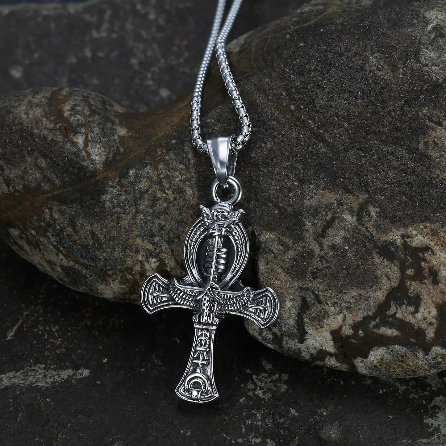 Serpent Ankh Pendant