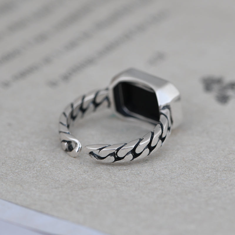 Zircon Inlay ring