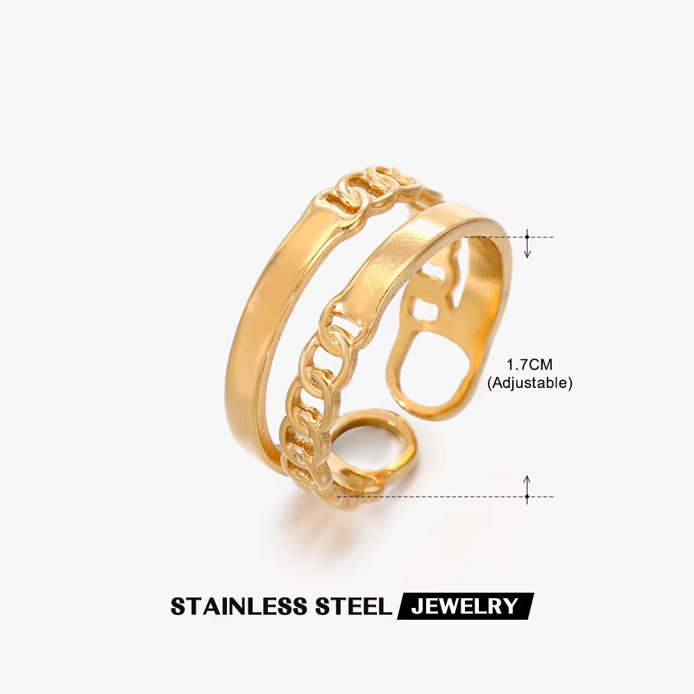 Irregular Opening Rings