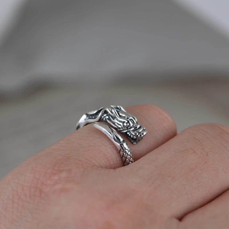 Retro Dragon Ring
