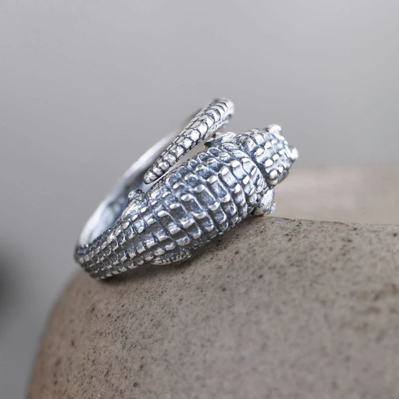 Bold Alligator Ring