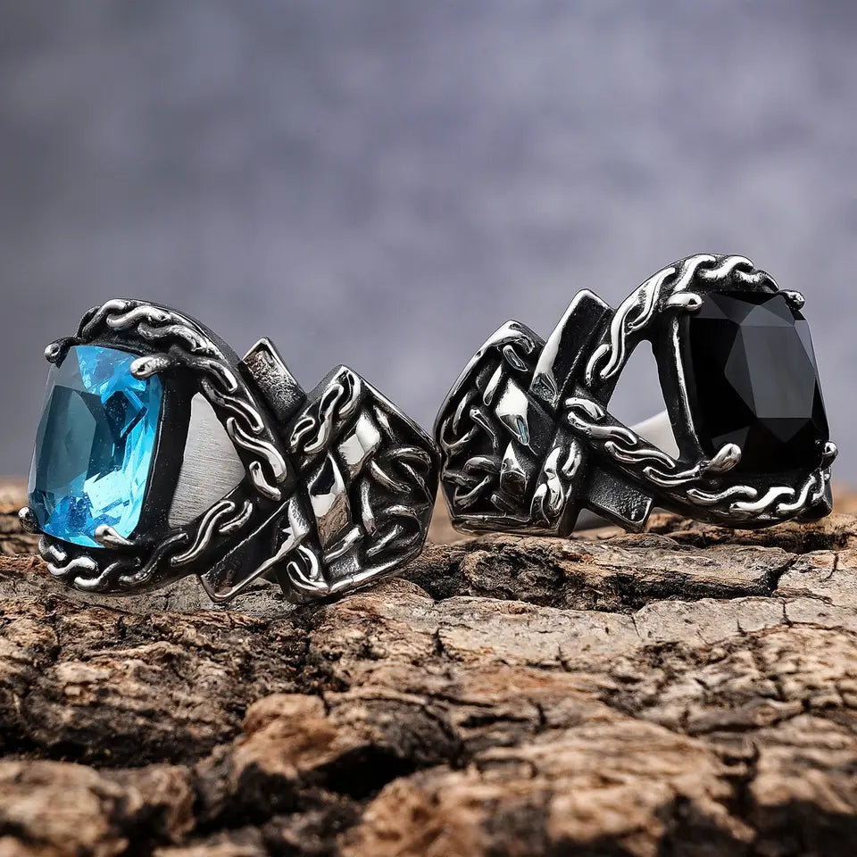 vintage stone rings