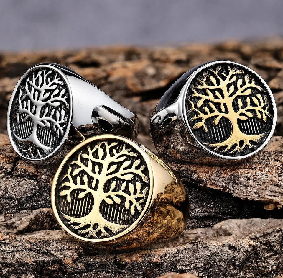Tree Of Life Signet Ring