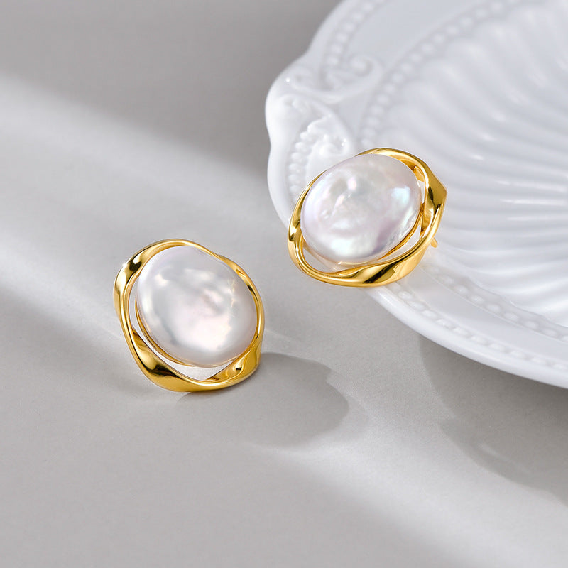 Baroque Pearl Earrings