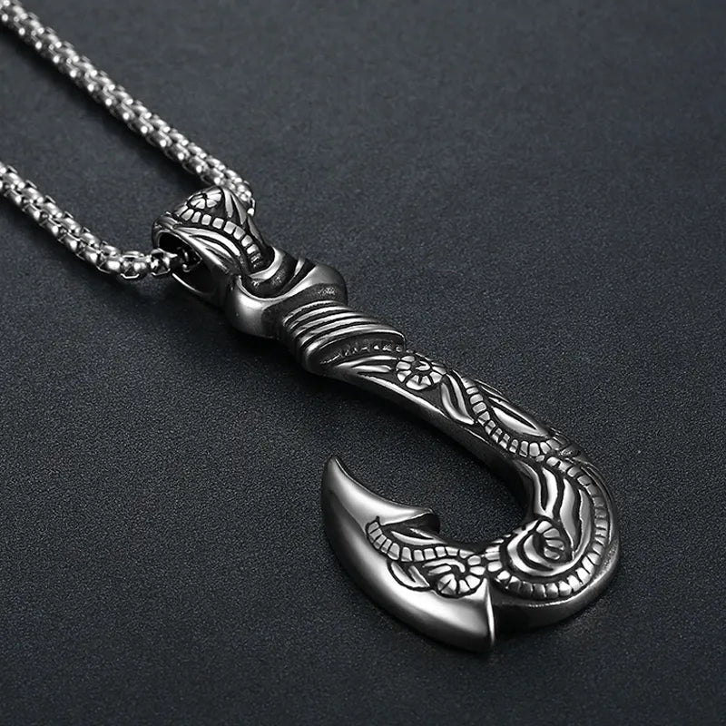 Viking Fish Hook Pendant