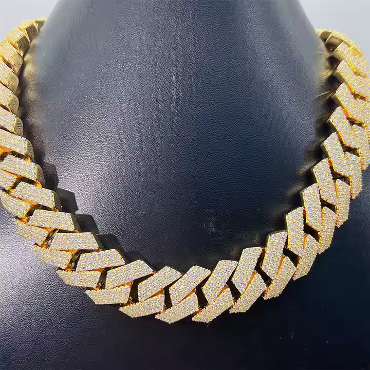 Gold Moissanite Chain