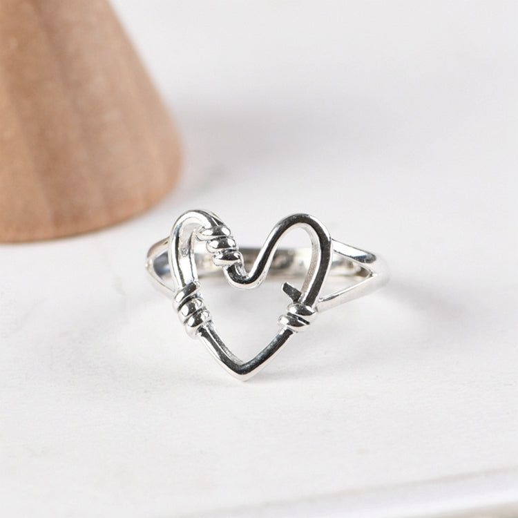 Silver Heart Ring