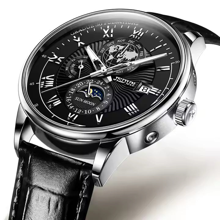 Globe Motif Watch