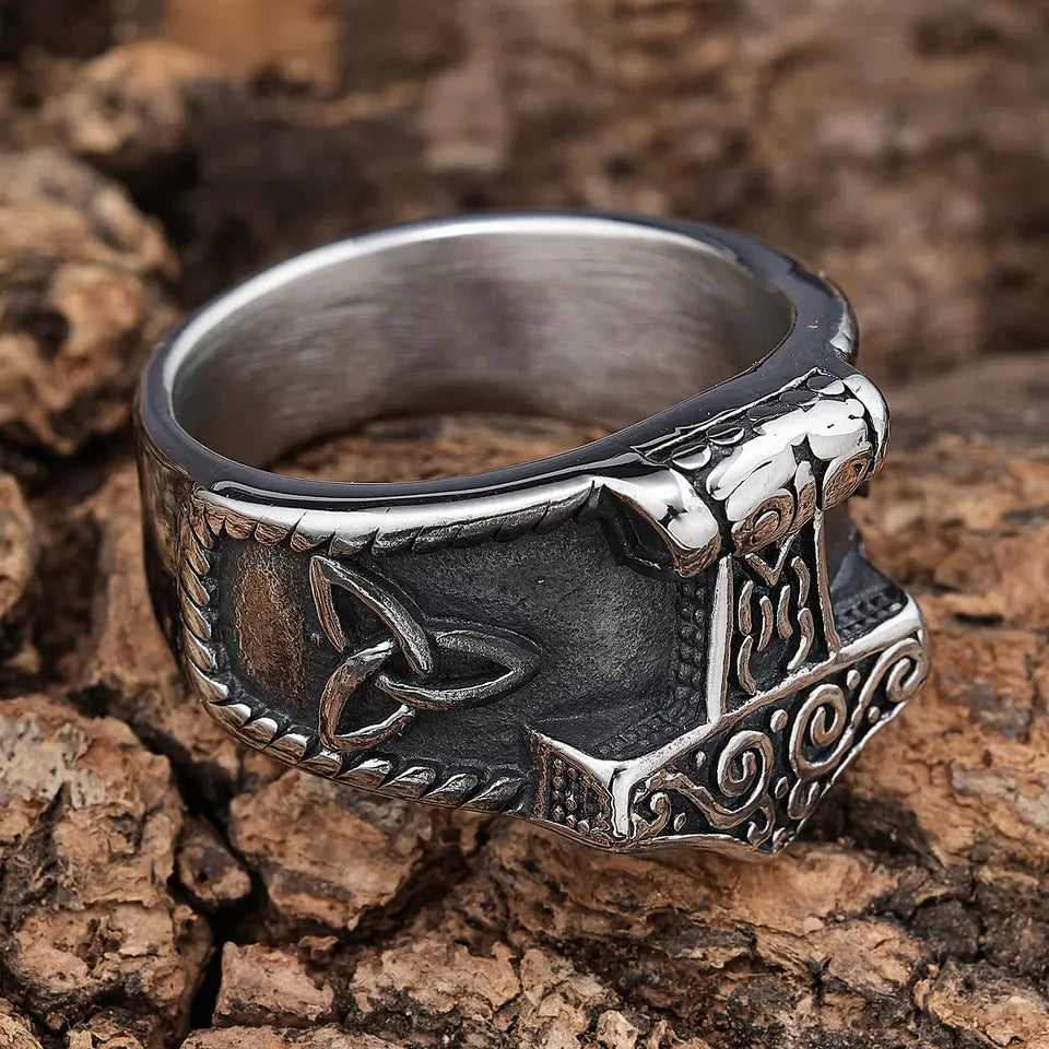 Mjolnir Thor's Hammer ring