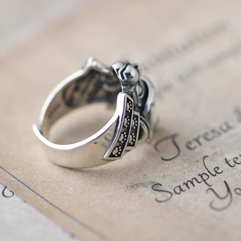 Retro Punk Cat Ring