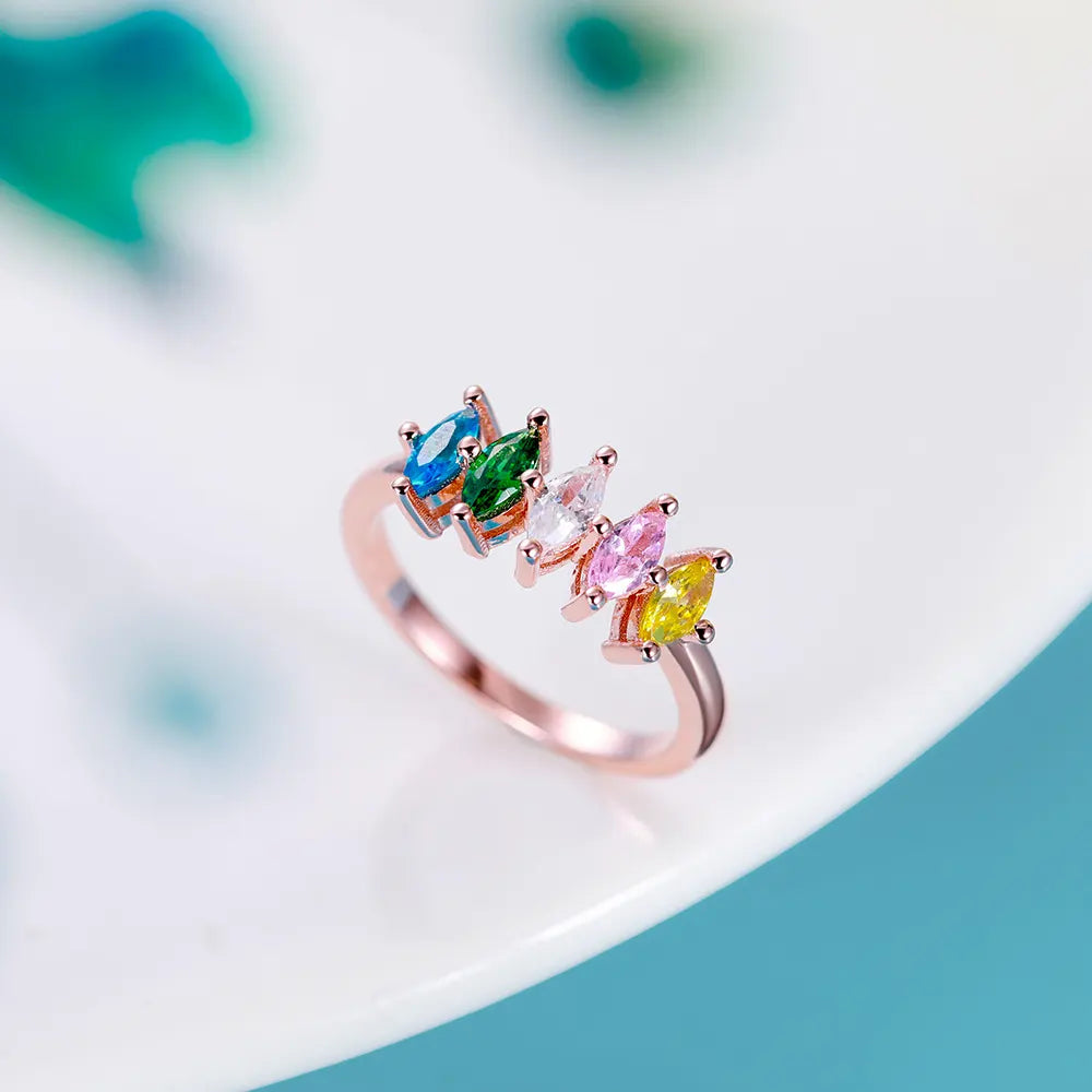 Silver Birthstone Ring
