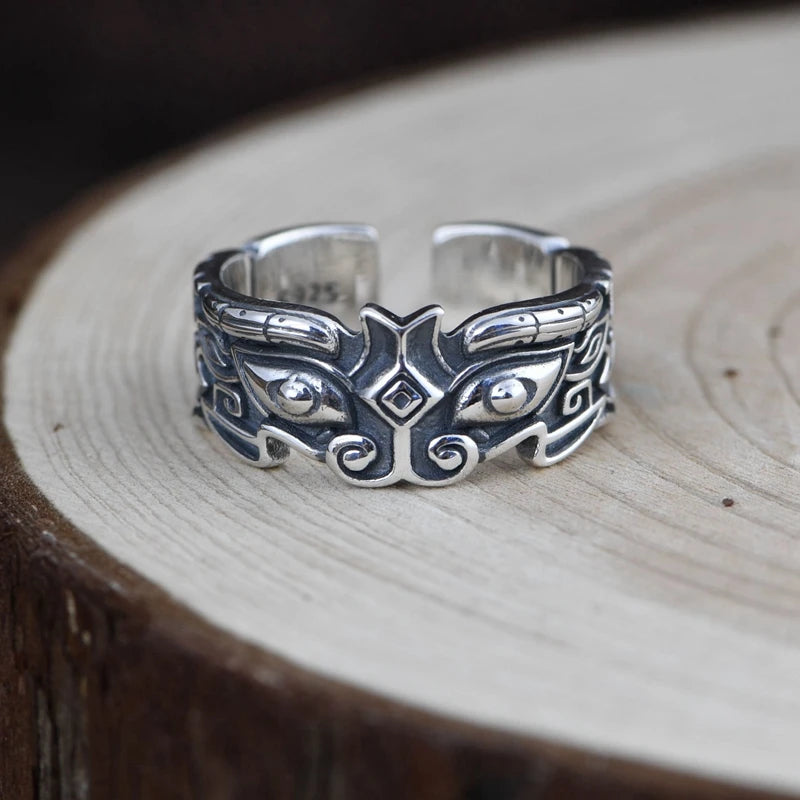 Silver Lion Ring