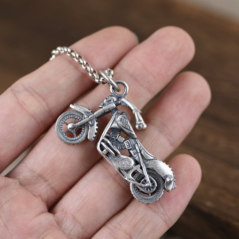 Rock Motorcycle Necklace