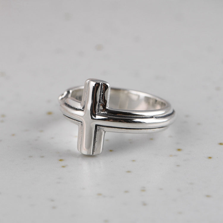 Cross Adjustable ring