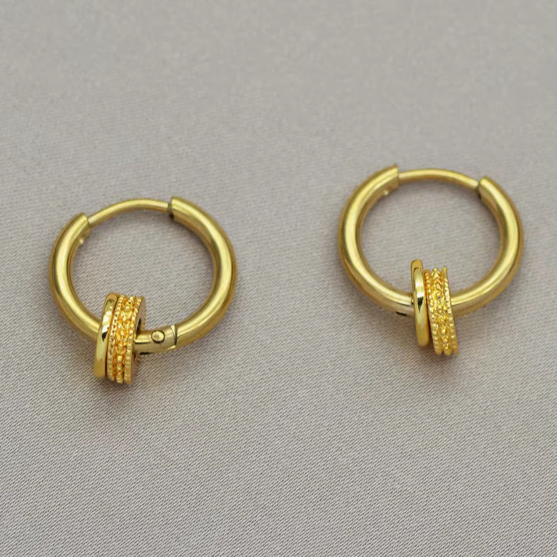 Geometric Hoop Earrings