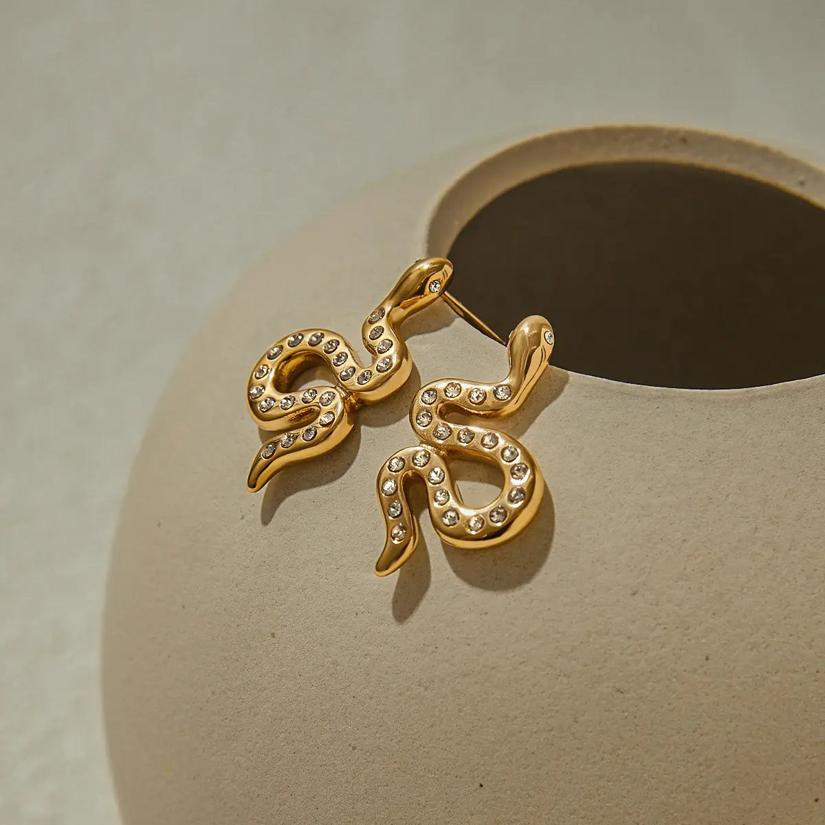 Waterproof Snake Earrings
