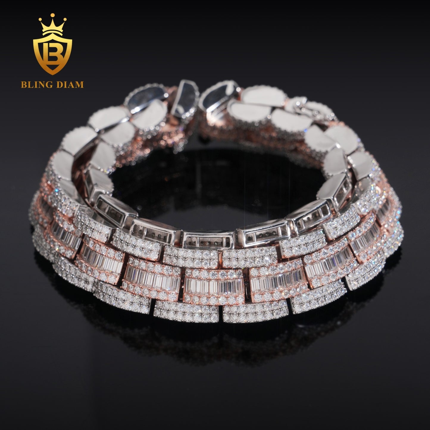 18mm S925 Moissanite Cuban Chain