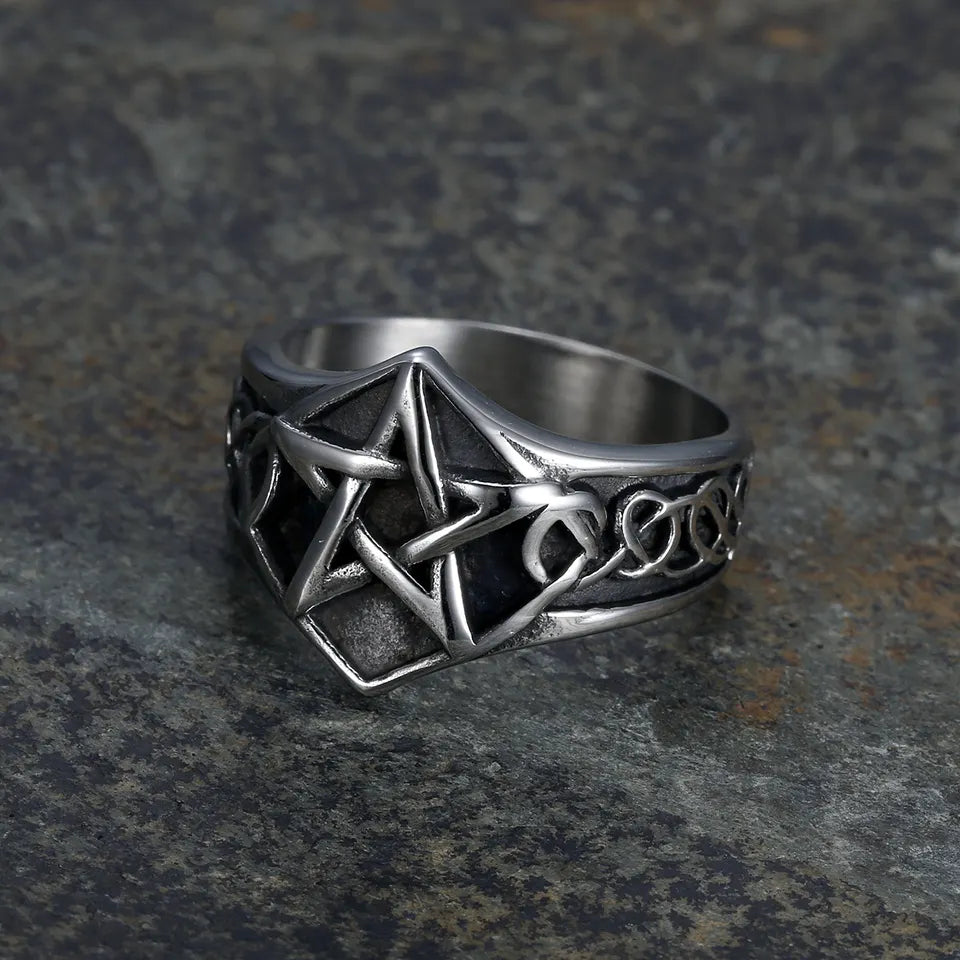 Pentagram Star ring