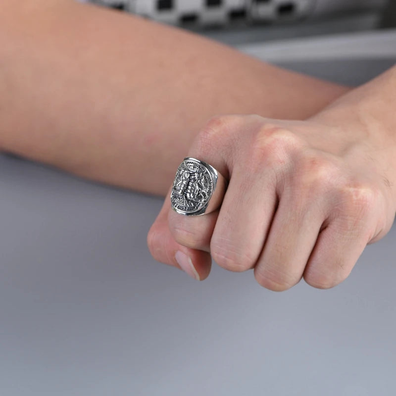 Warrior Silver Ring