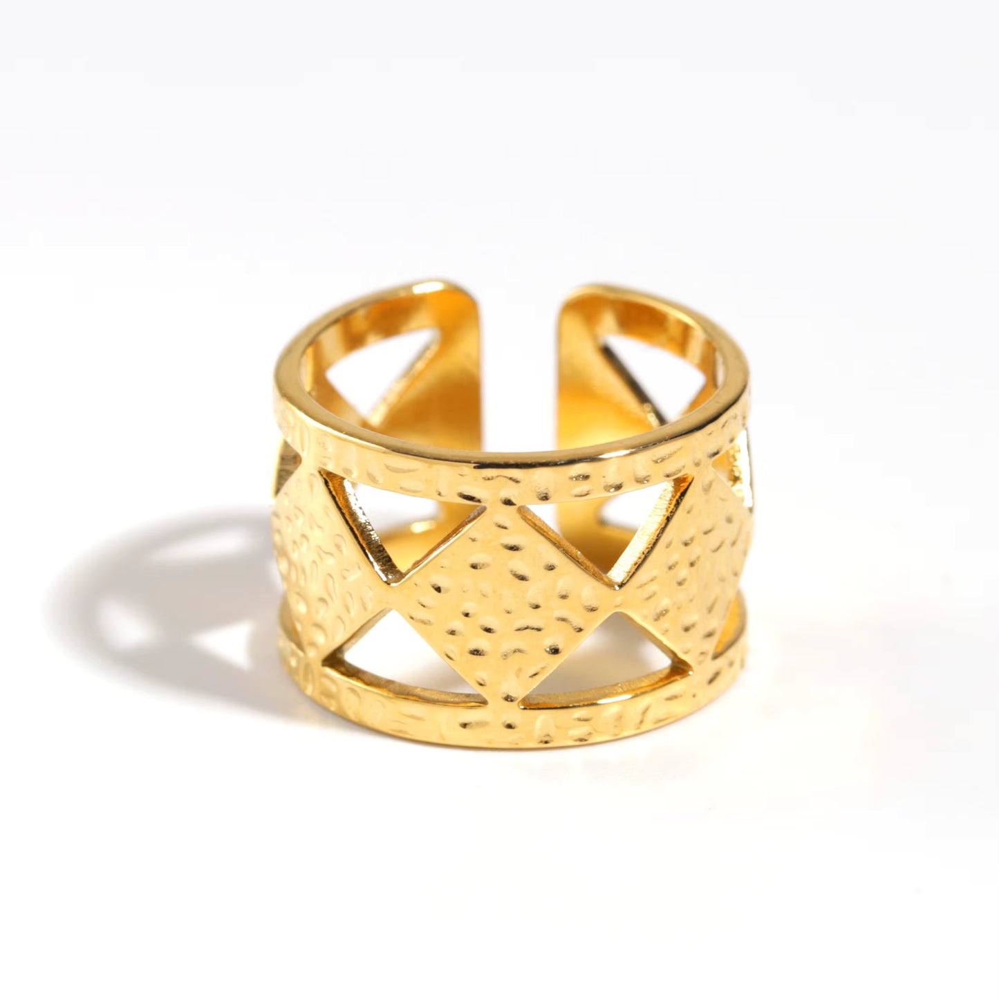 Golden Chain Ring Set