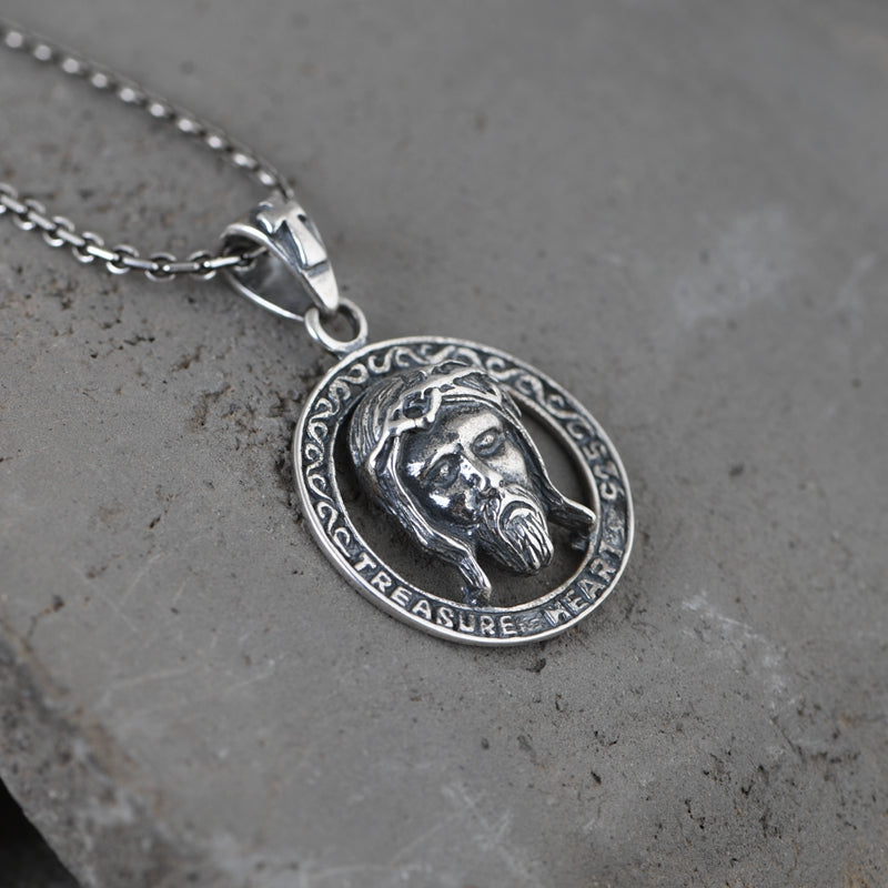 Jesus Portrait Necklace