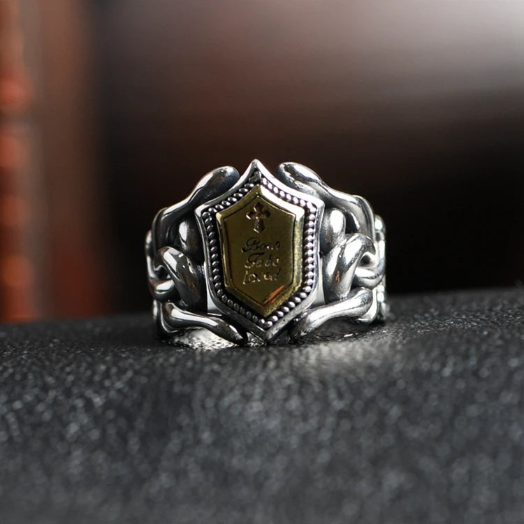 Shield Cross Ring